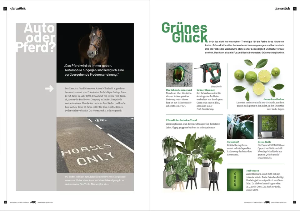 Glanzstück 2, Hacker GmbH, Geesthacht, das werbeatelier
