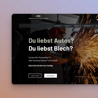 Gerhard Hacker Website
