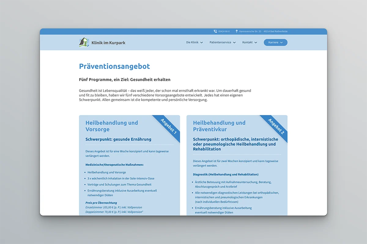 Klinik im Kurpark Bad Rothenfelde