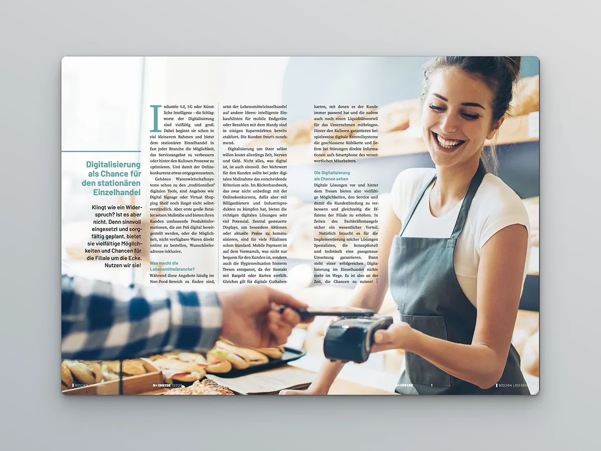 Kundenmagazin b inside