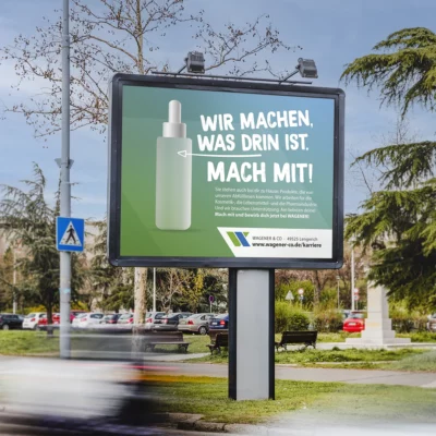 Plakatwand Kampagne Recruiting