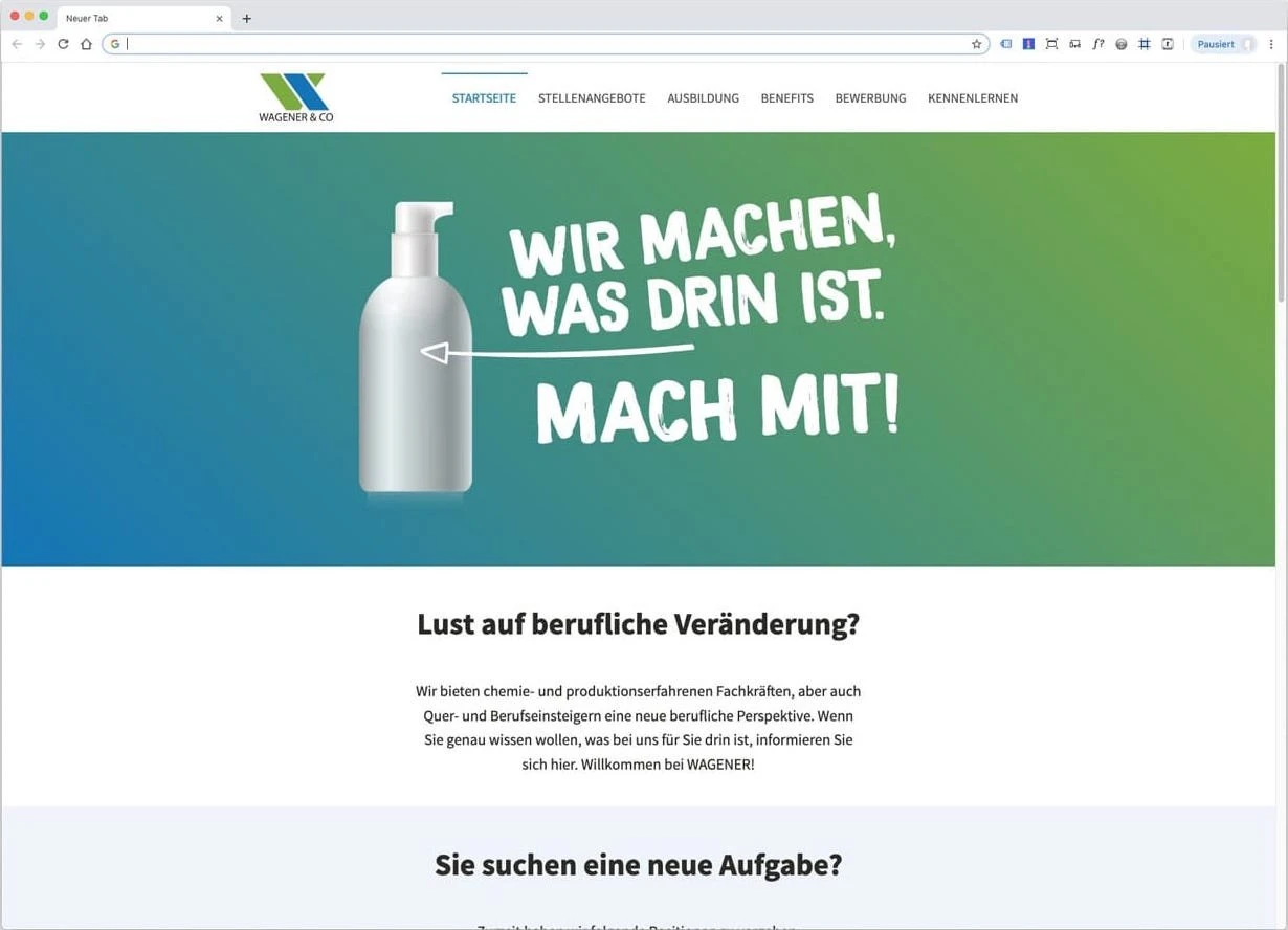 Wagener Recruiting Kampagne